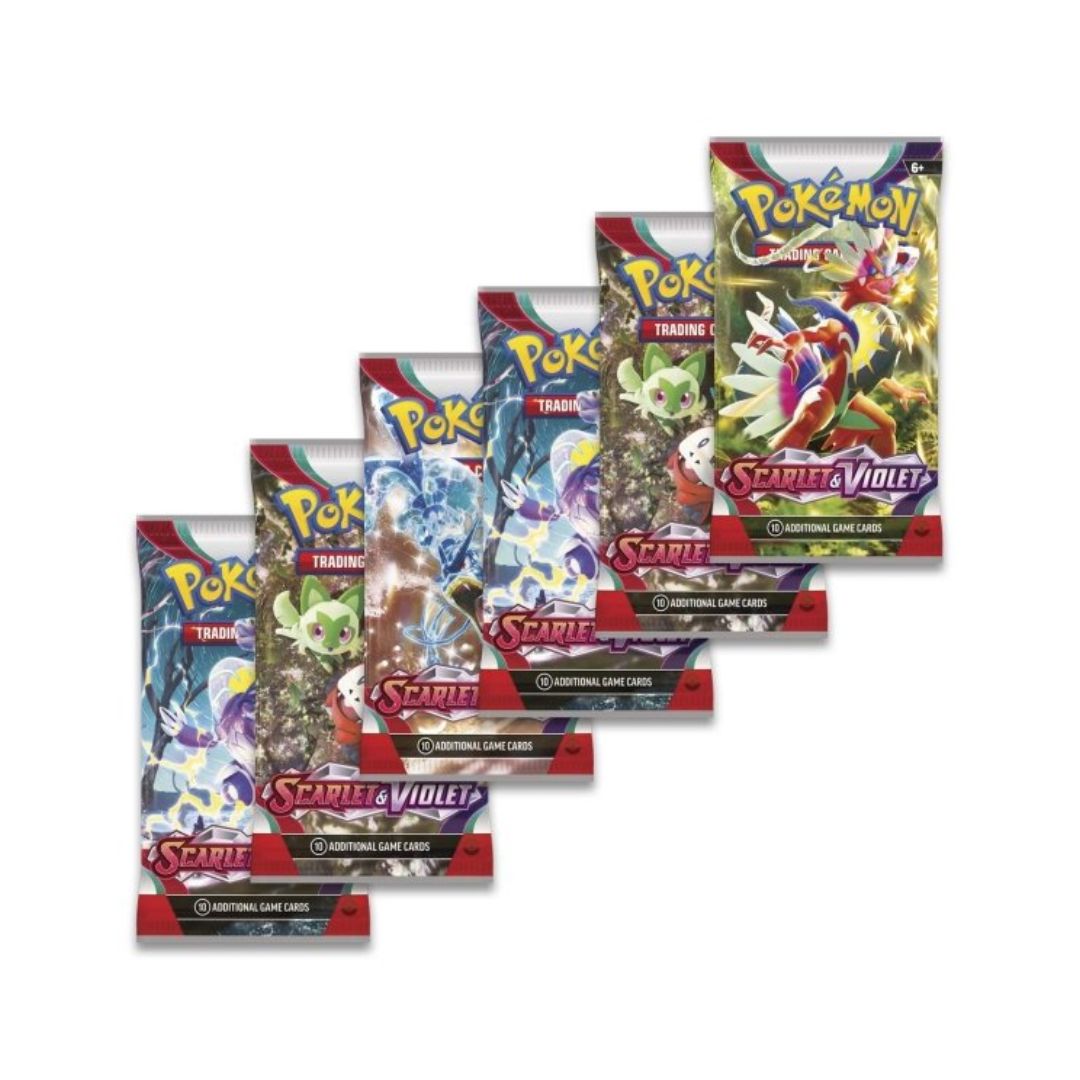 Pokémon TCG: Scarlet & Violet Booster Bundle (6 Booster Packs)