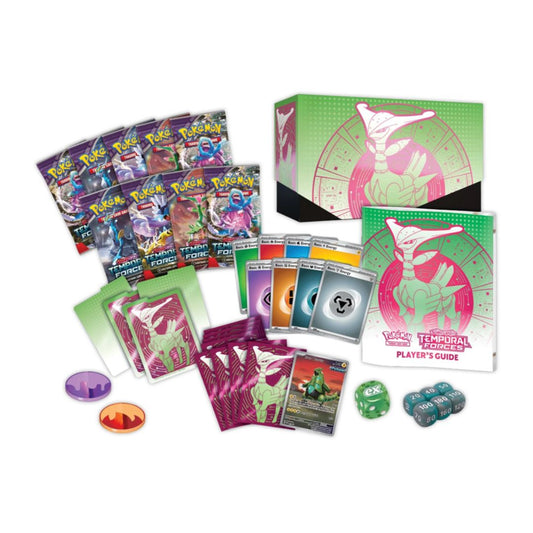 Pokémon TCG: Scarlet & Violet: Temporal Forces Elite Trainer Box (Iron Leaves)