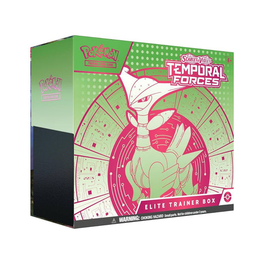 Pokémon TCG: Scarlet & Violet: Temporal Forces Elite Trainer Box (Iron Leaves)