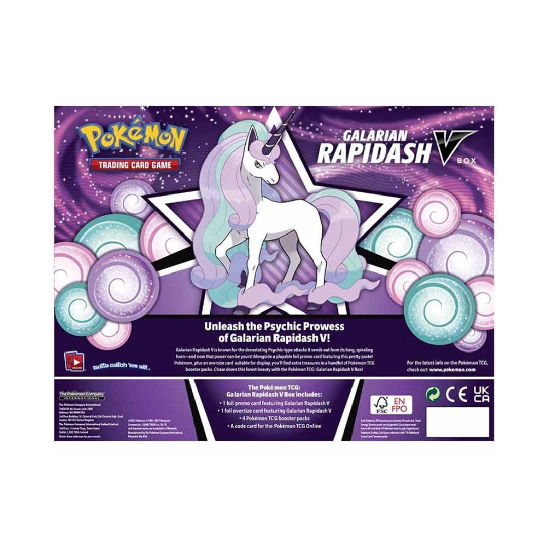 Pokémon TCG: Galarian Rapidash V Box