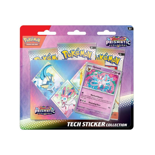 Pokémon TCG: Scarlet & Violet: Prismatic Evolutions Tech Sticker Collection (assorted)