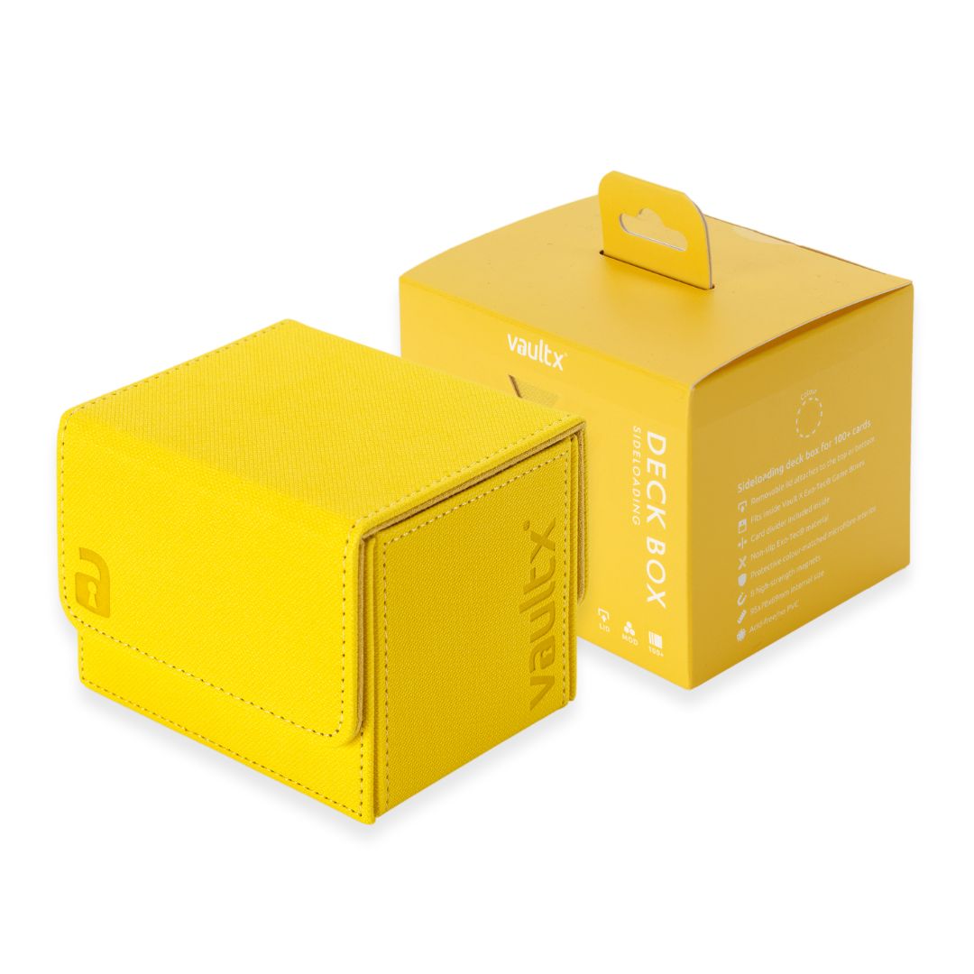 VaultX Exo-Tec Sideloading Deck Box 100+ Sunrise Yellow