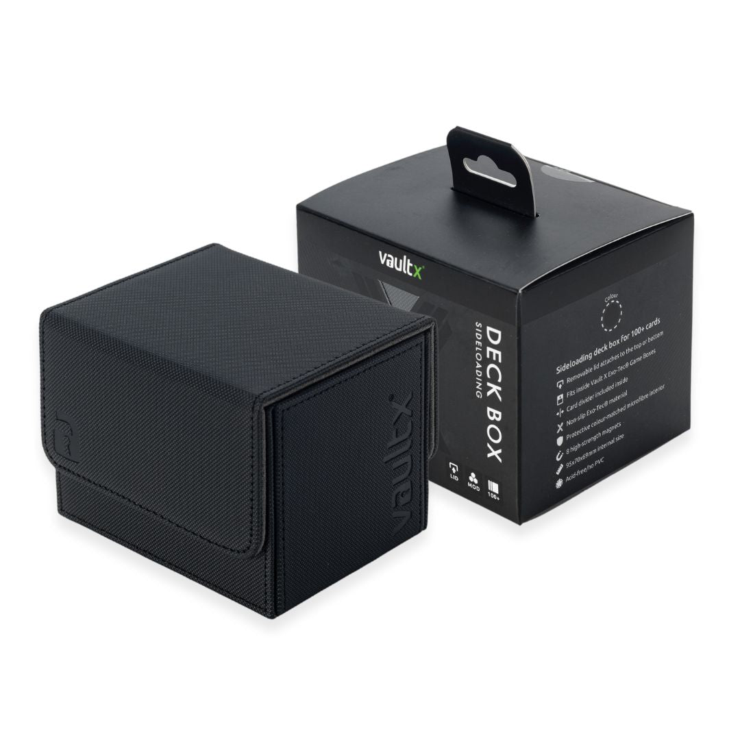 VaultX Exo-Tec Sideloading Deck Box 100+ Signature Black