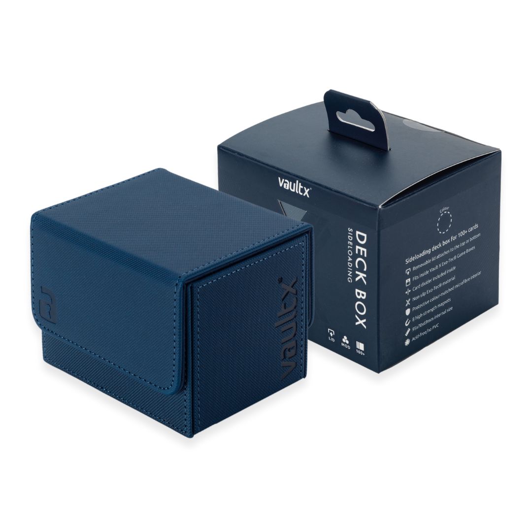 VaultX Exo-Tec Sideloading Deck Box 100+ Royal Blue