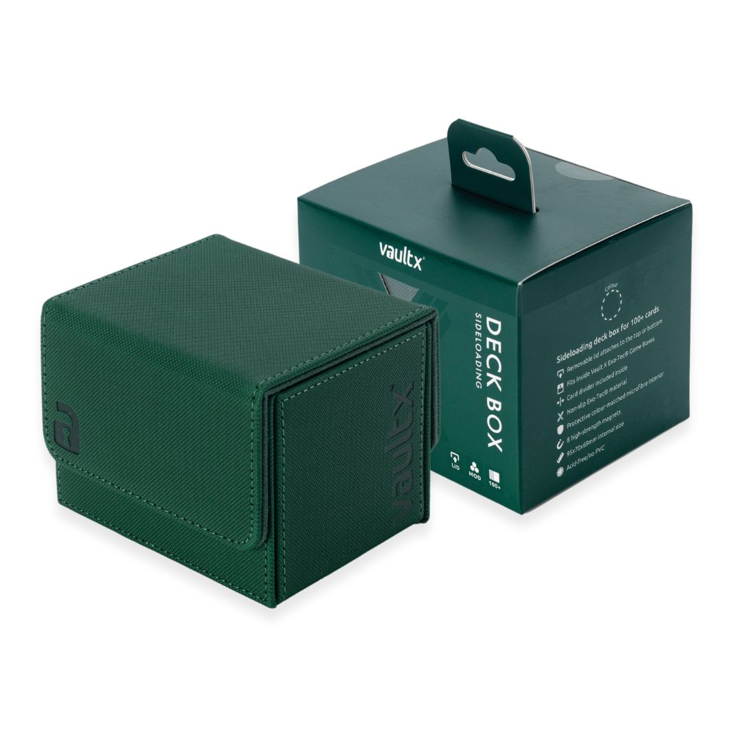 VaultX Exo-Tec Sideloading Deck Box 100+ Forest Green