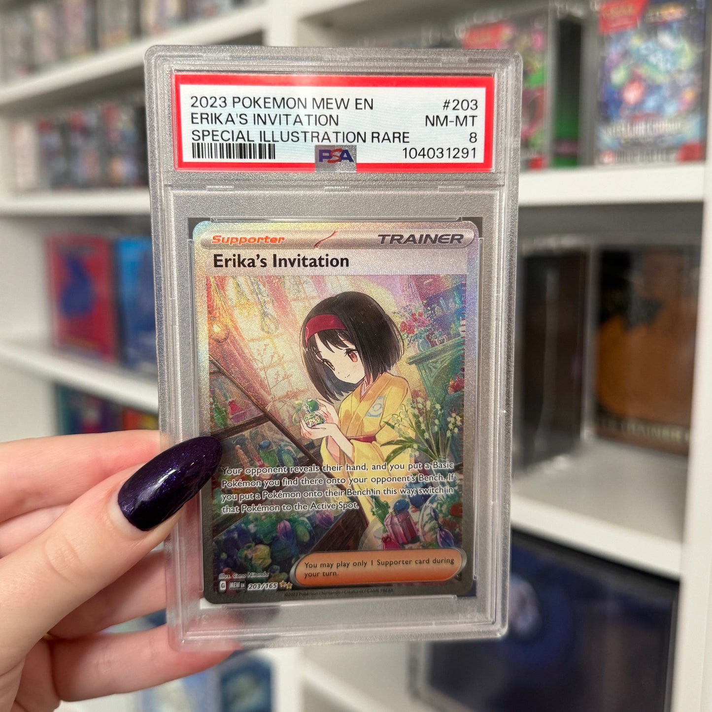 MEW203 Erika's Invitation PSA 8