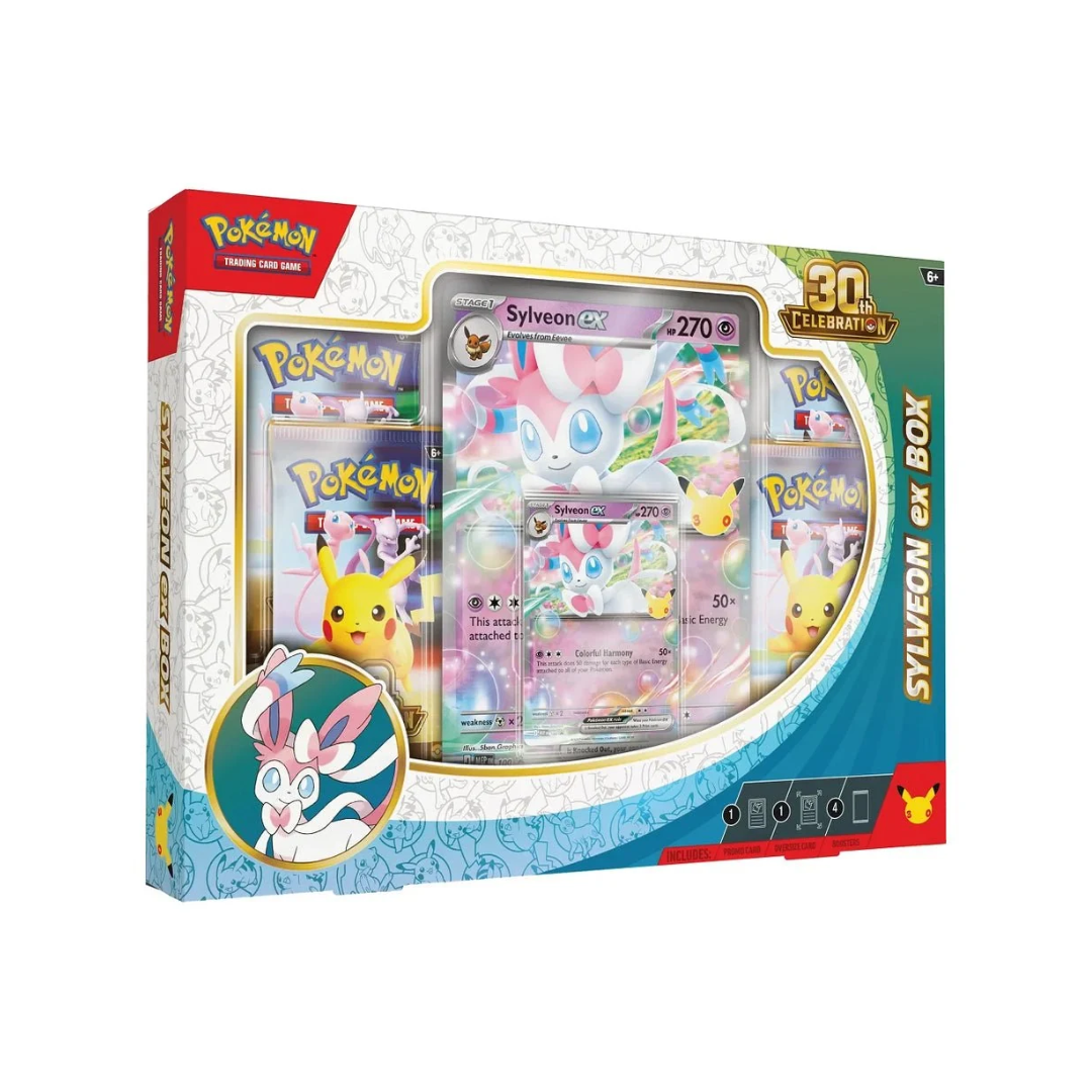 Pokémon TCG: 30th Celebration Sylveon ex Box