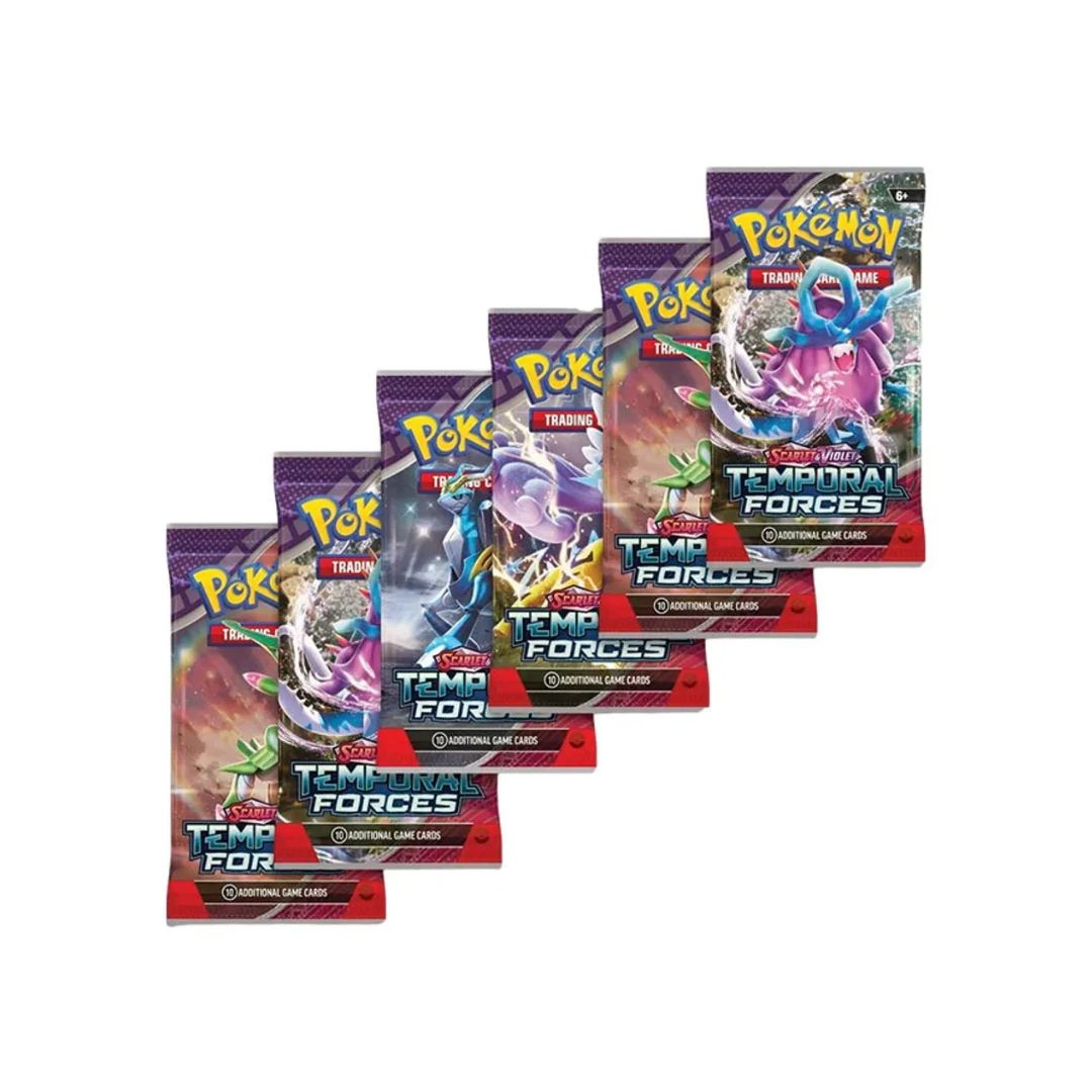 Pokémon TCG: Scarlet & Violet: Temporal Forces Half-Size Booster Box (18 Packs)