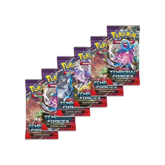 Pokémon TCG: Scarlet & Violet: Temporal Forces Half-Size Booster Box (18 Packs)