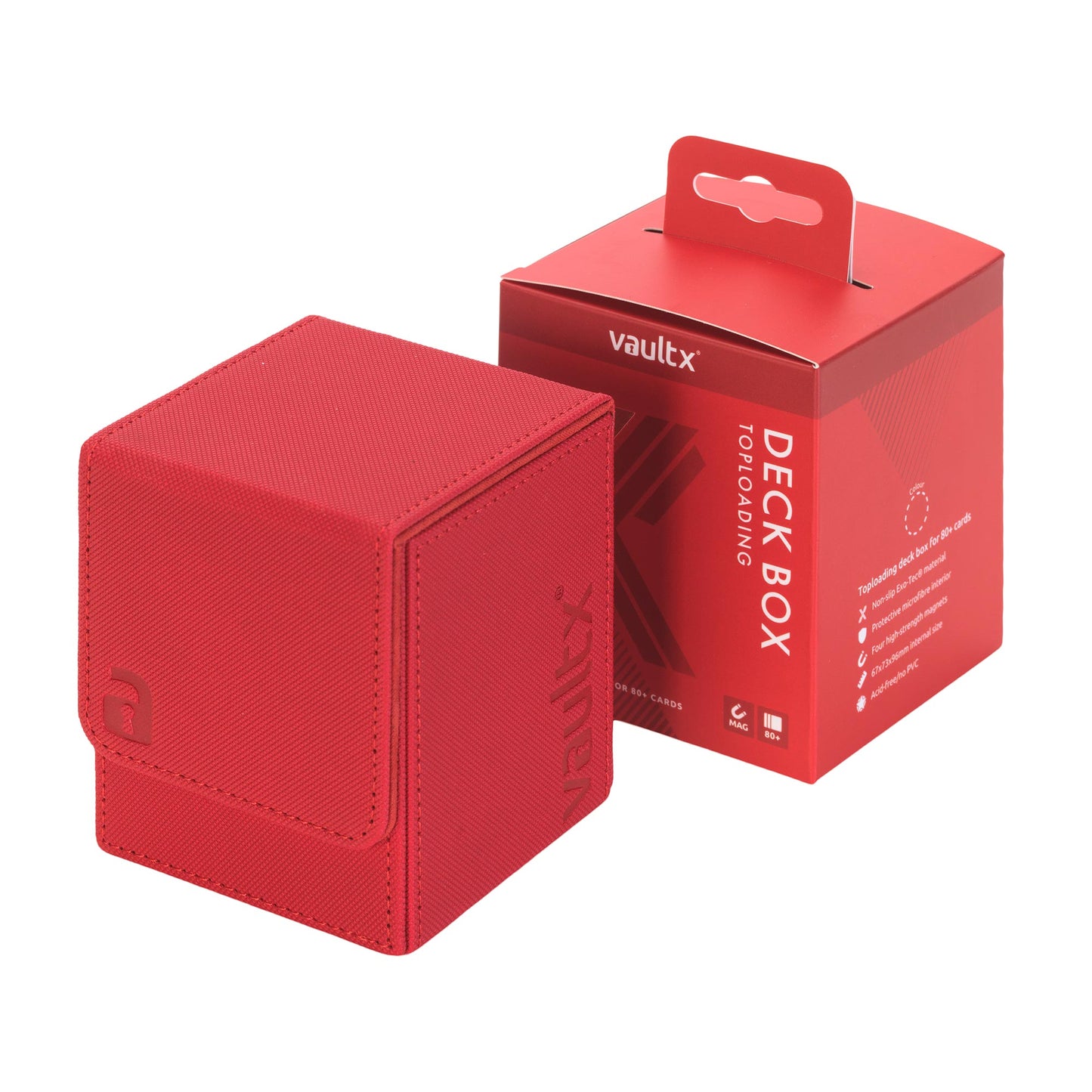 VaultX Exo-Tec Deck Box 80+ Fire Red