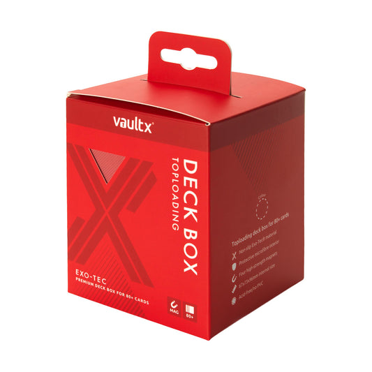 VaultX Exo-Tec Deck Box 80+ Fire Red