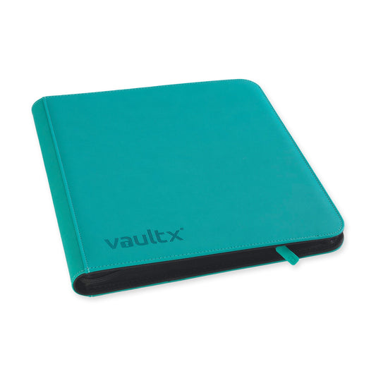 VaultX Exo-Tec Zip Binder - Ocean Blue (12-Pocket)