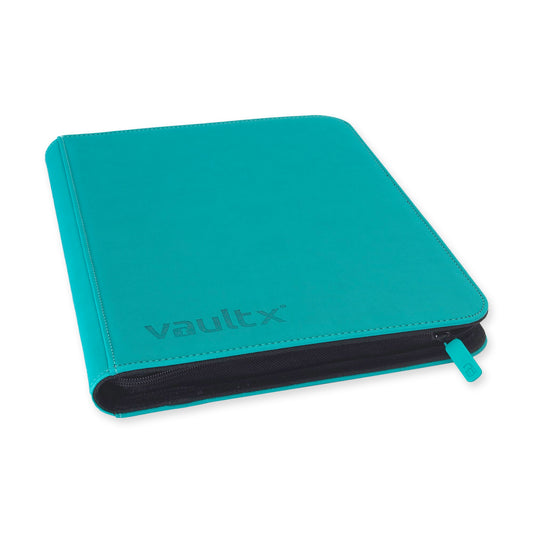 VaultX Exo-Tec Zip Binder - Ocean Blue (9-Pocket)