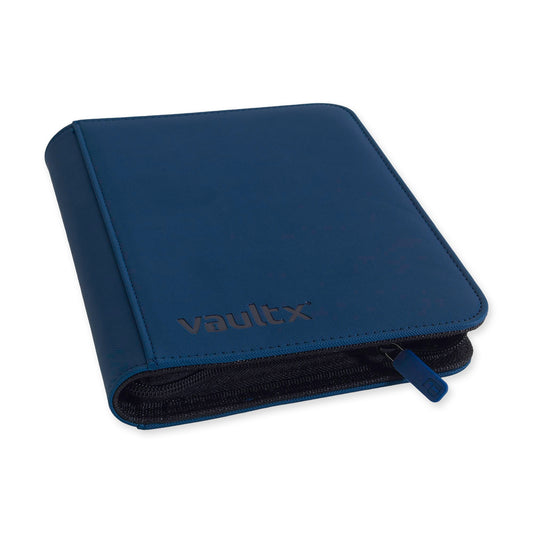 VaultX Exo-Tec Zip Binder - Royal Blue (4-Pocket)