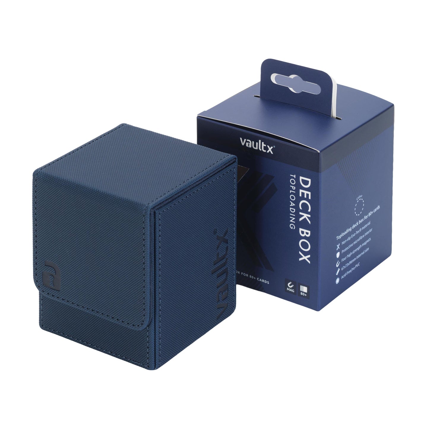 VaultX Exo-Tec Deck Box 80+ Royal Blue