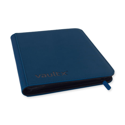 VaultX Exo-Tec Zip Binder - Royal Blue (9-Pocket)