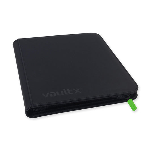 VaultX Exo-Tec Zip Binder - Signature Black (9-Pocket)