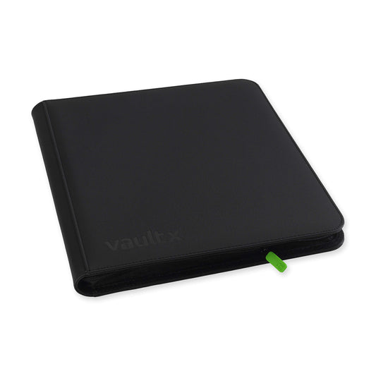 VaultX Exo-Tec Zip Binder - Signature Black (XL 12-Pocket)