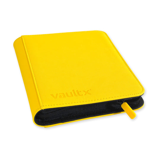 VaultX Exo-Tec Zip Binder - Sunrise Yellow (4-Pocket)