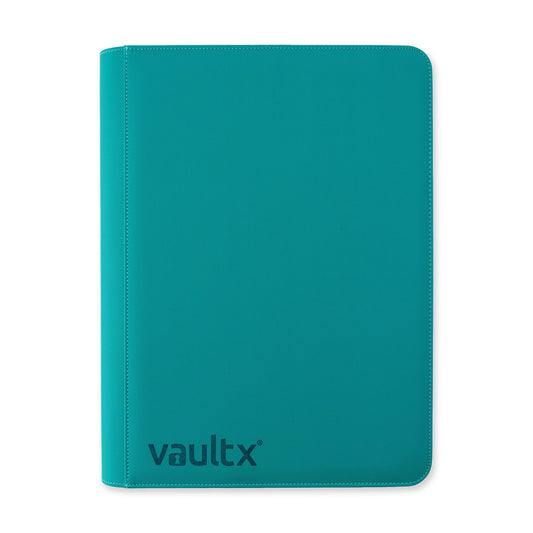 VaultX Exo-Tec Zip Binder - Ocean Blue (16-Pocket)