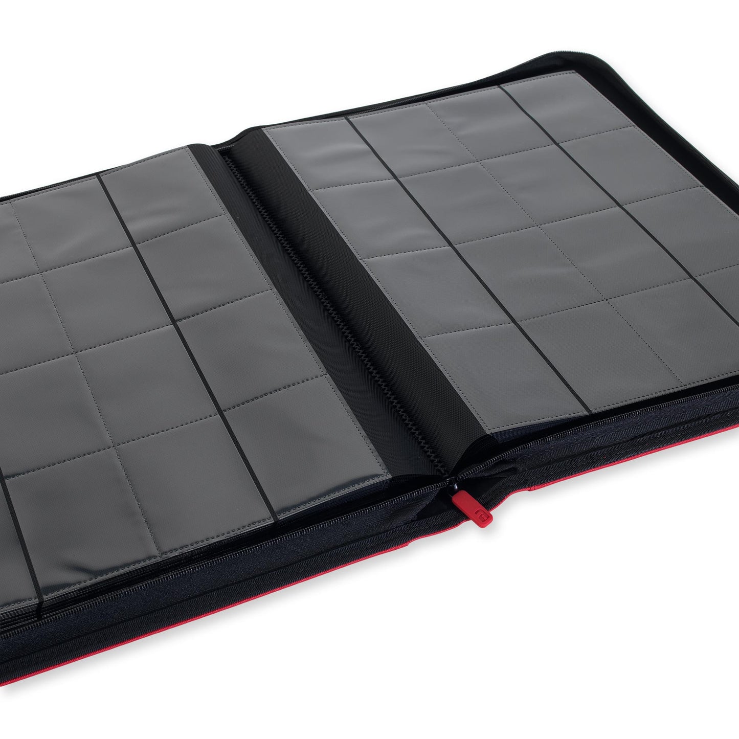 VaultX Exo-Tec Zip Binder - Fire Red (16-Pocket)