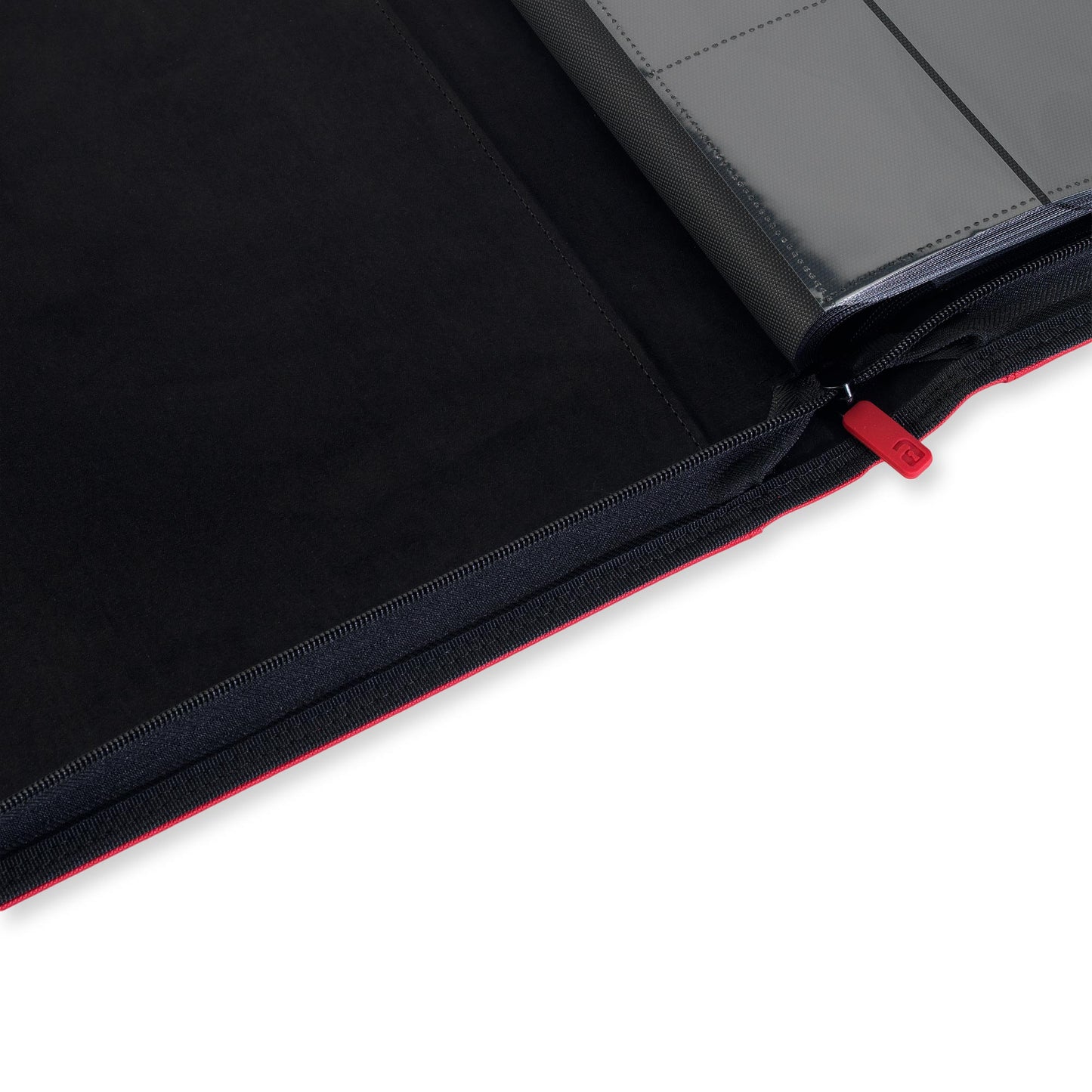 VaultX Exo-Tec Zip Binder - Fire Red (16-Pocket)