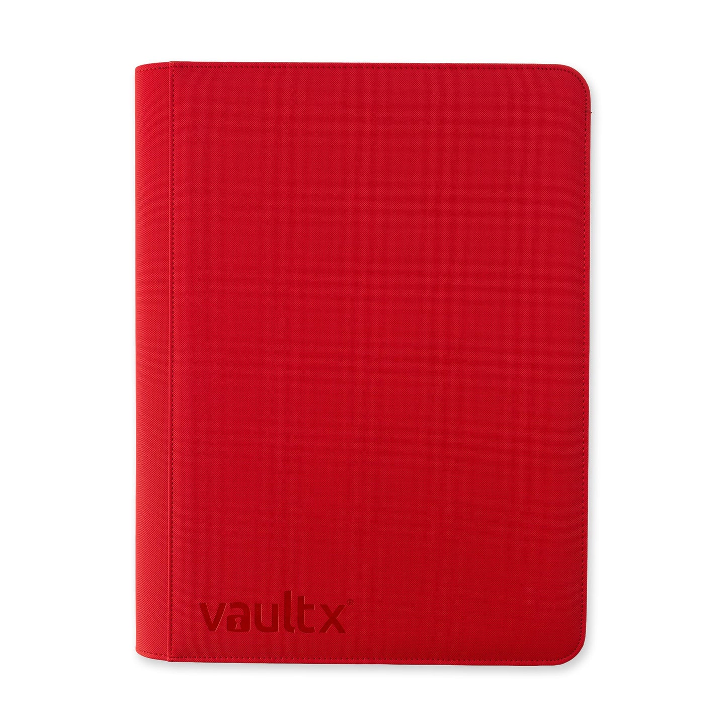 VaultX Exo-Tec Zip Binder - Fire Red (16-Pocket)