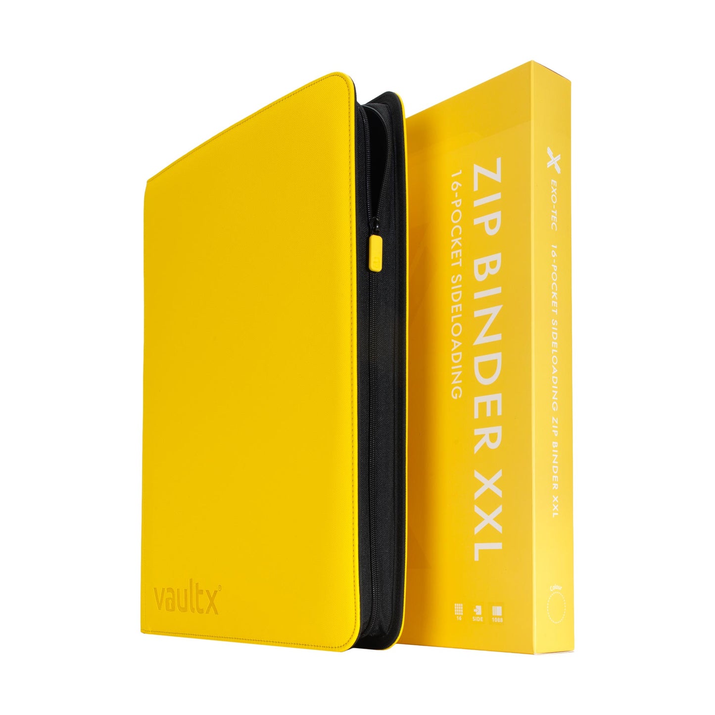VaultX Exo-Tec Zip Binder  - Sunrise Yellow (16-Pocket)