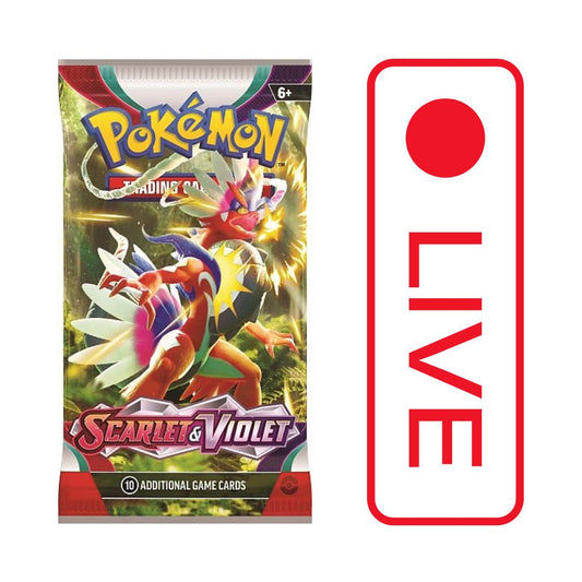 Pokémon TCG: Scarlet & Violet: Base set Booster Pack LIVE BREAK