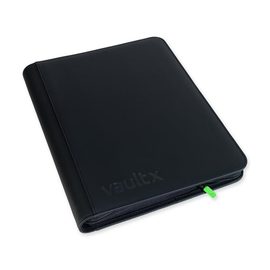 VaultX Exo-Tec Zip Binder - Signature Black (16-Pocket)
