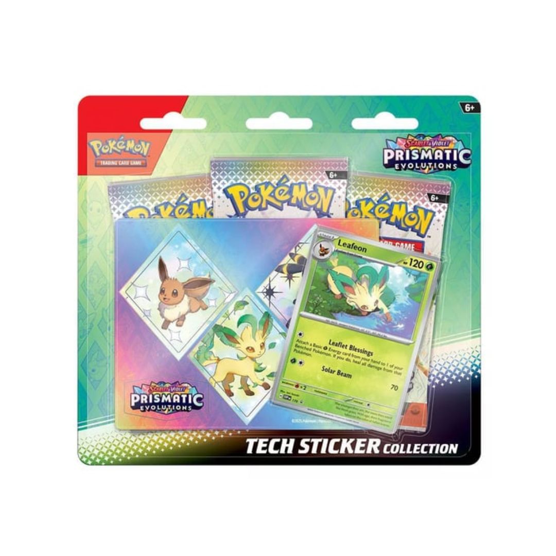 Pokémon TCG: Scarlet & Violet: Prismatic Evolutions Tech Sticker Collection (assorted)