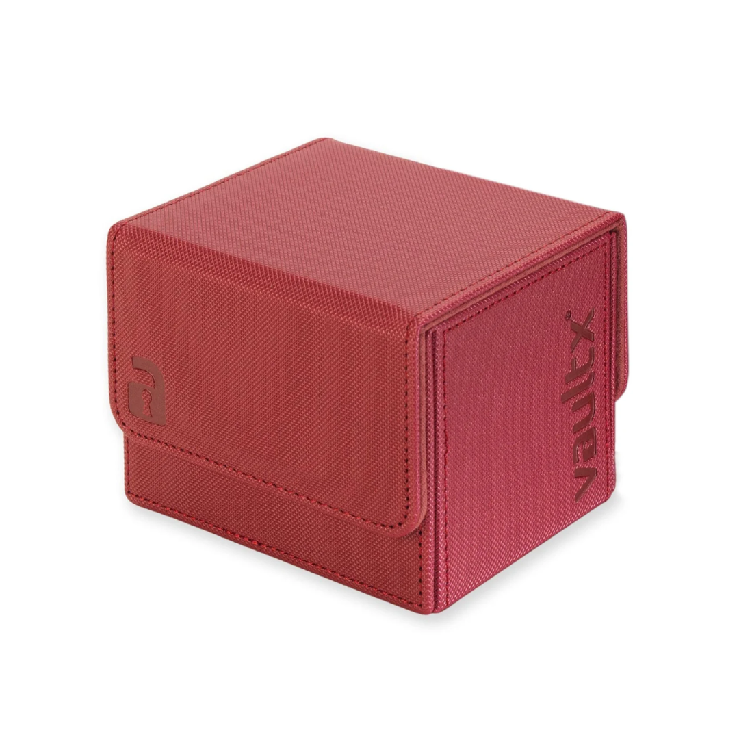VaultX Exo-Tec Sideloading Deck Box 100+ Metallic Red