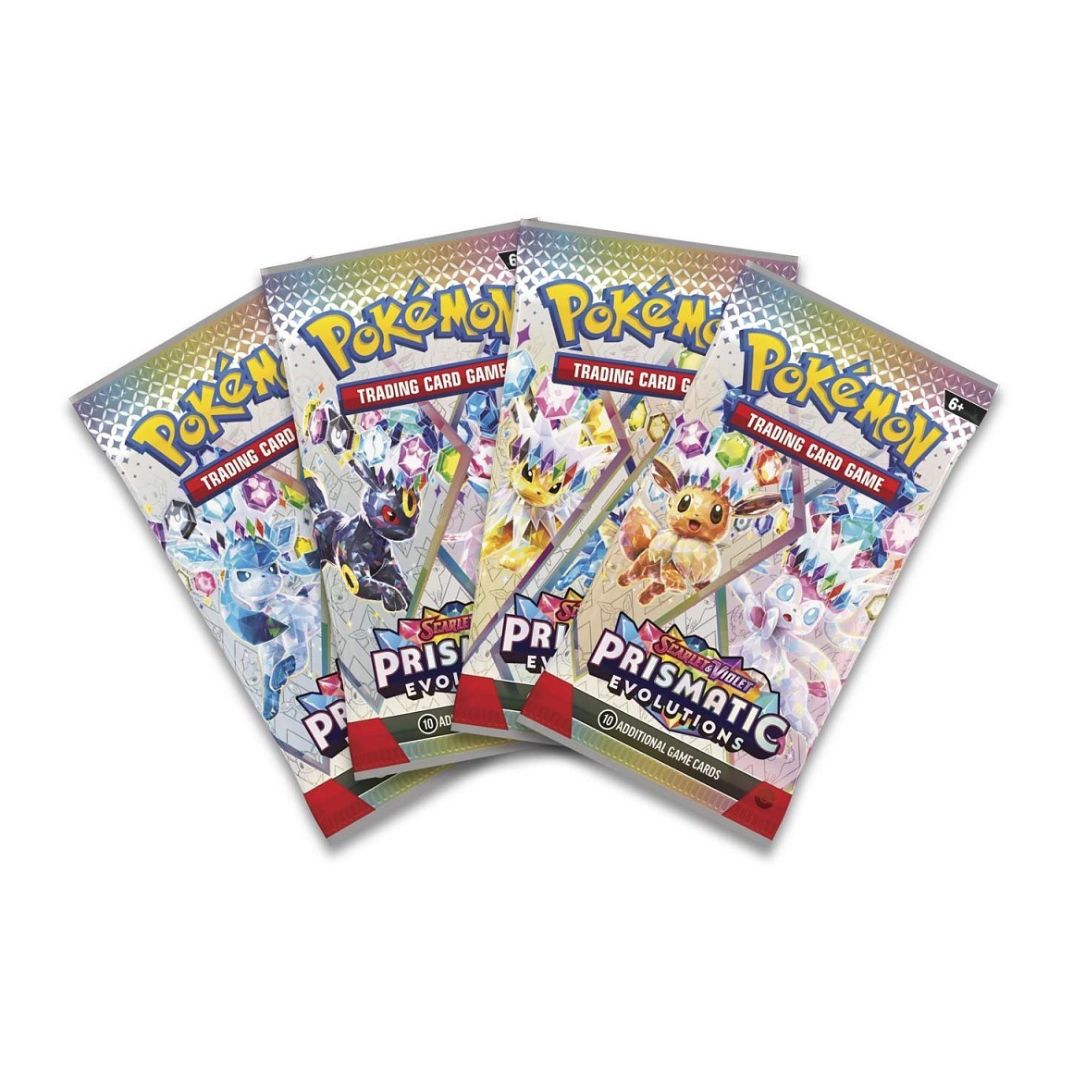 Pokémon TCG: Scarlet & Violet: Prismatic Evolutions Booster Bundle (6 Packs)