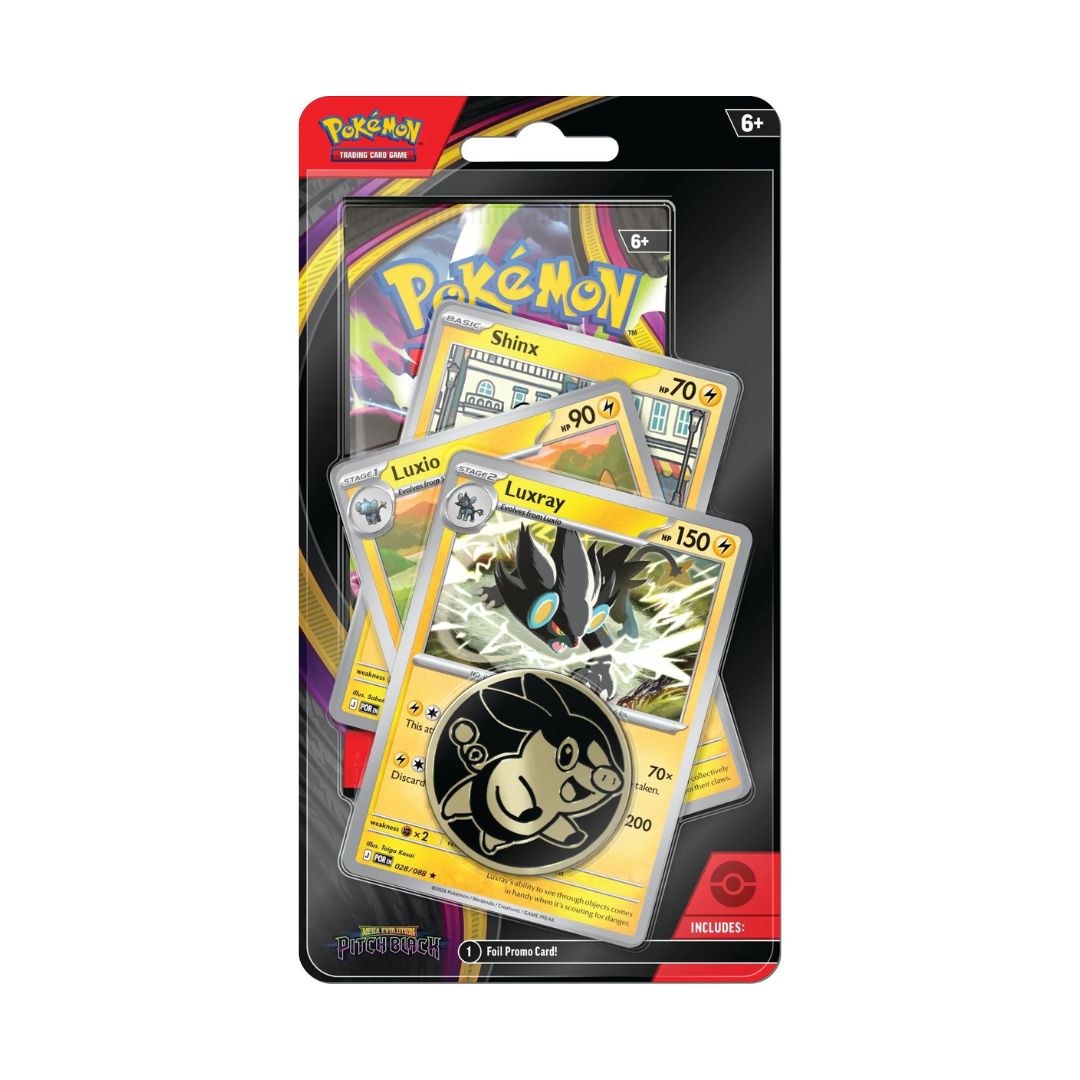Pokémon TCG: Mega Evolution: Pitch Black Luxray Premium Checklane Blister (1 pack)