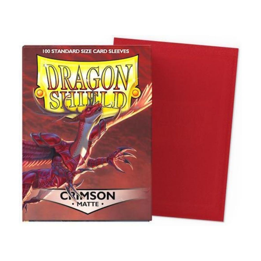 Dragon Shield Crimson Matte Sleeves