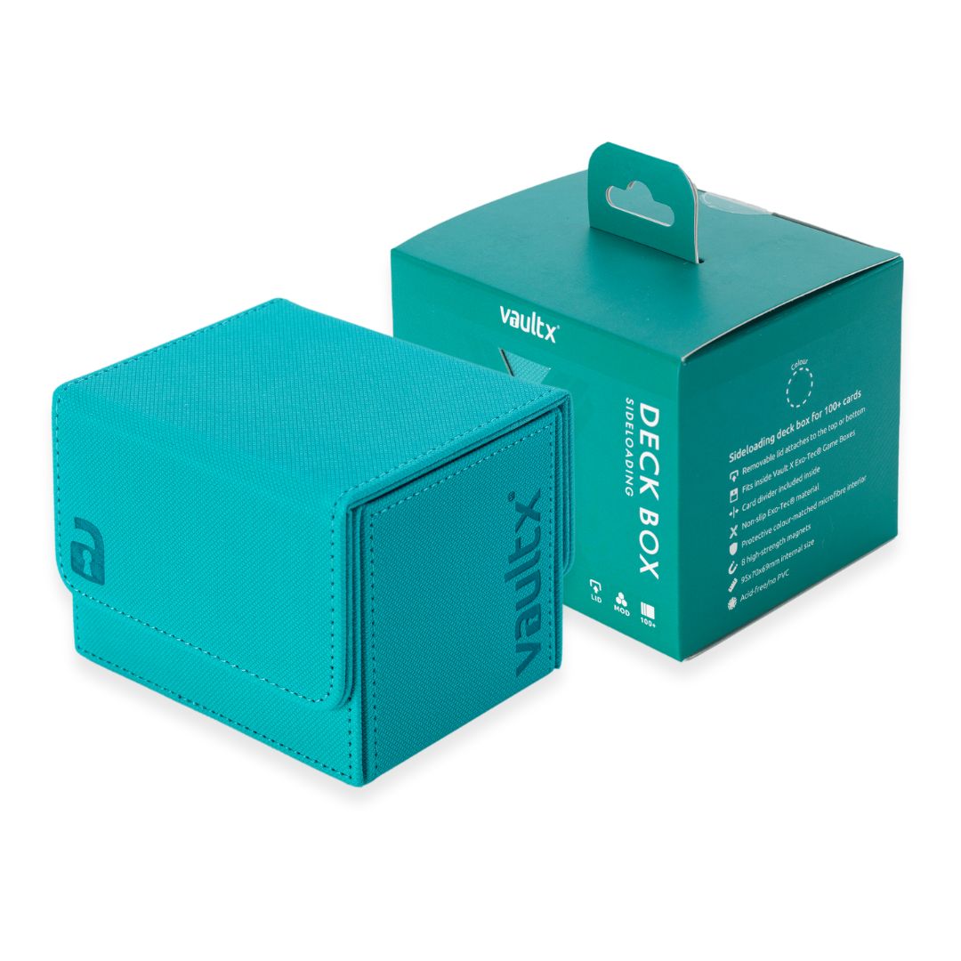 VaultX Exo-Tec Sideloading Deck Box 100+ Ocean Blue