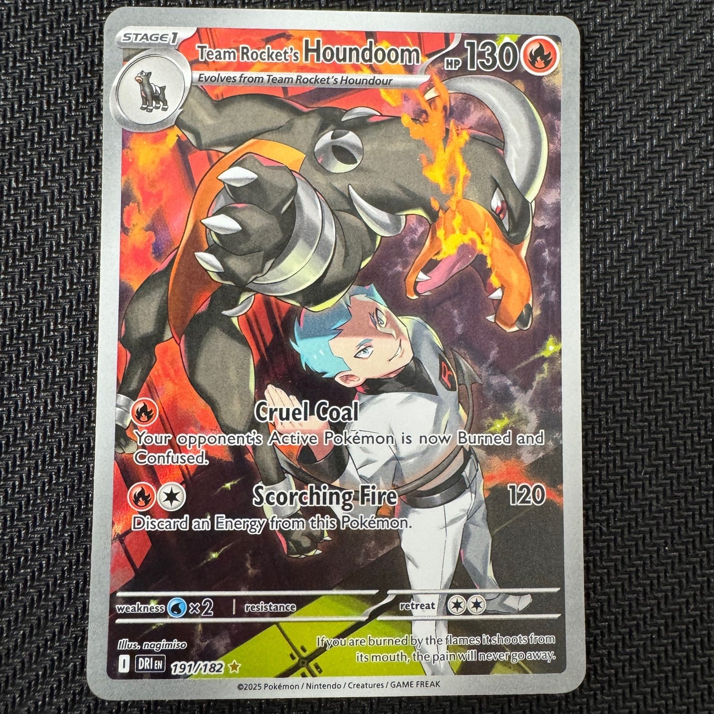 DRI191 Team Rocket's Houndoom NM