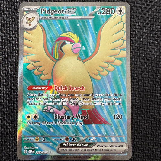OBF217 Pidgeot ex NM