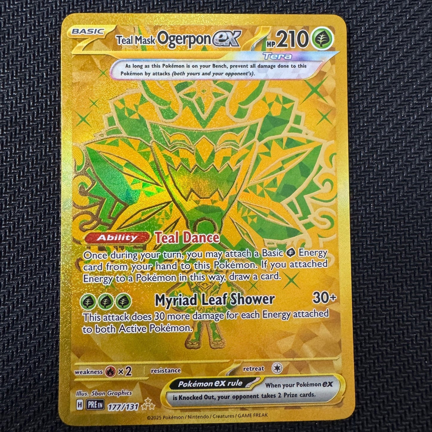 PRE177 Teal Mask Ogerpon ex NM