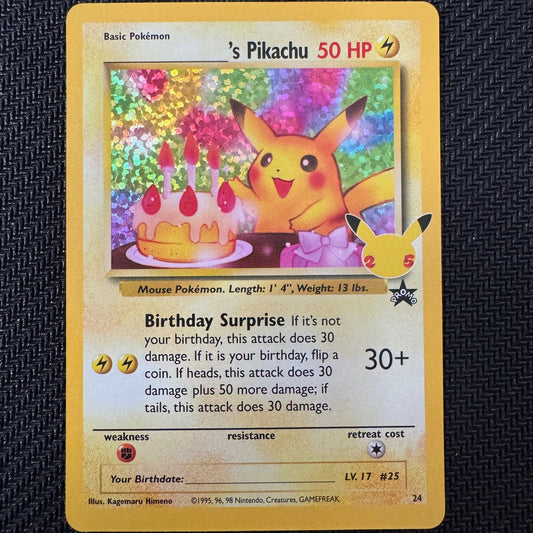 CEL WP24 _____'s Pikachu NM