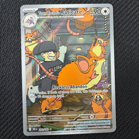 DRI202 Team Rocket's Raticate NM