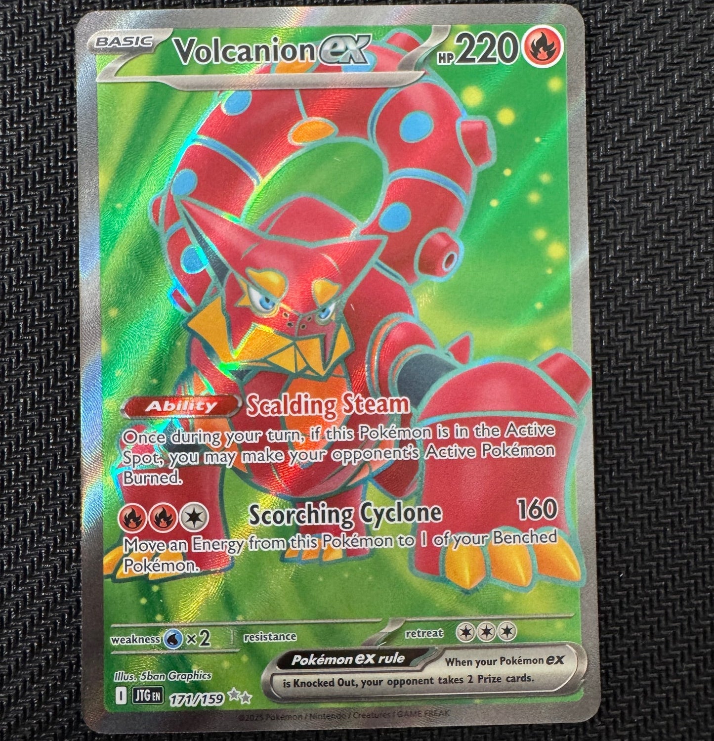 JTG171 Volcanion ex NM