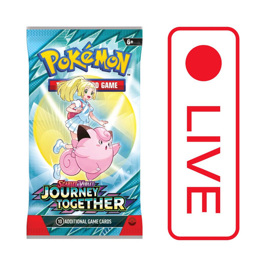 Pokémon TCG: Scarlet & Violet: Journey Together LIVE BREAK