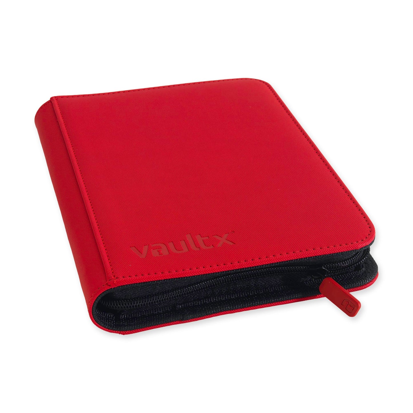 VaultX Exo-Tec Zip Binder - Fire Red (4-Pocket)