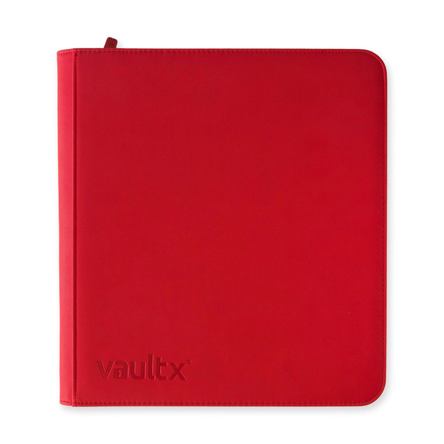 VaultX Exo-Tec Zip Binder - Fire Red (12-Pocket)
