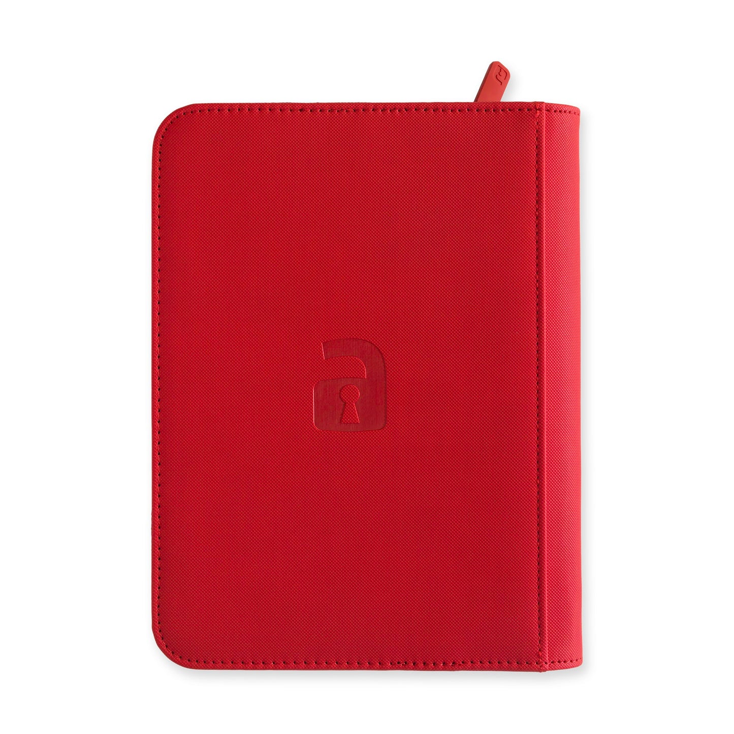 VaultX Exo-Tec Zip Binder - Fire Red (4-Pocket)