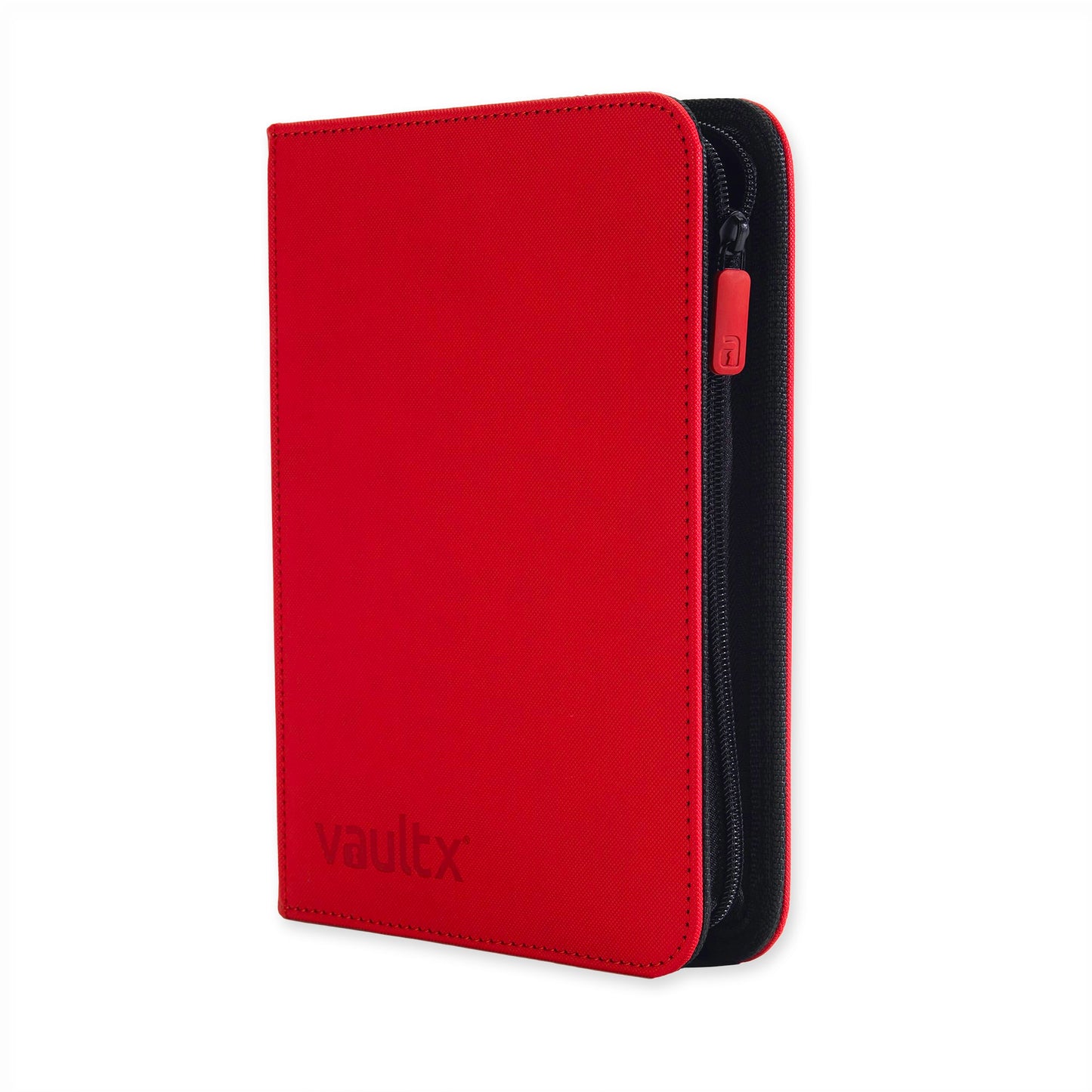 VaultX Exo-Tec Zip Binder - Fire Red (4-Pocket)