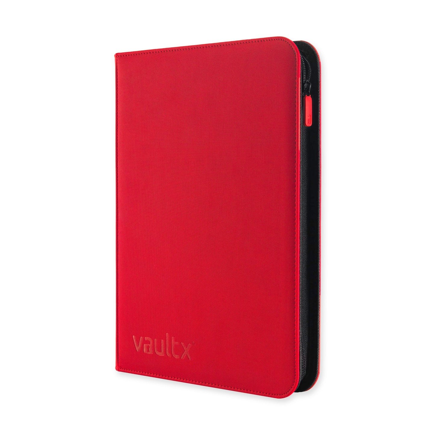 VaultX Exo-Tec Zip Binder - Fire Red (9-Pocket)