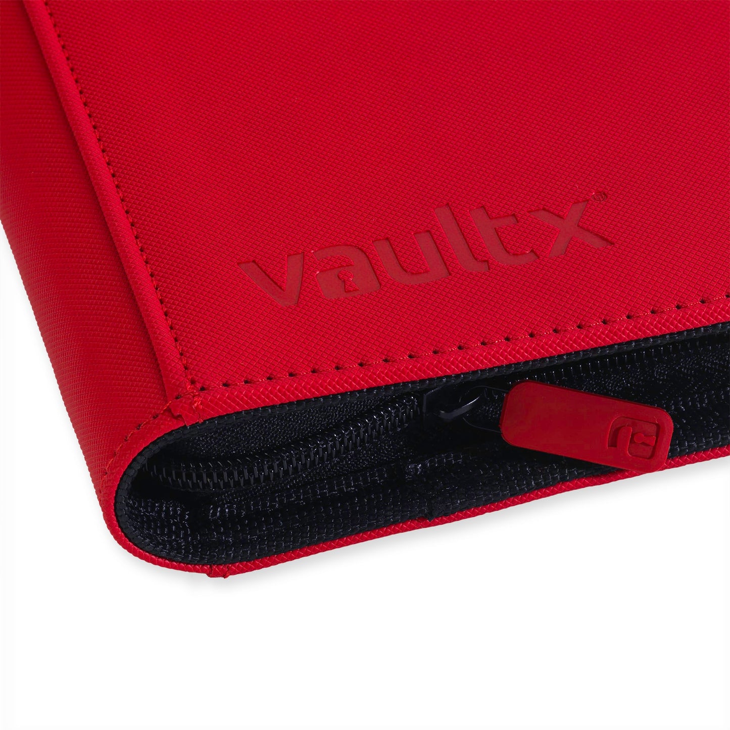 VaultX Exo-Tec Zip Binder - Fire Red (4-Pocket)