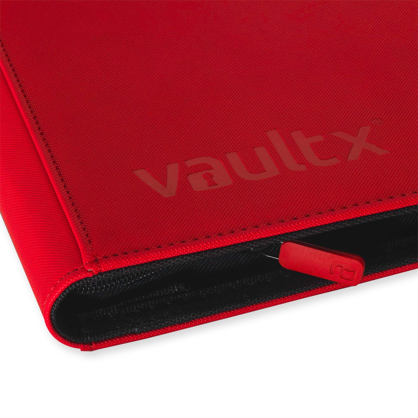 VaultX Exo-Tec Zip Binder - Fire Red (9-Pocket)